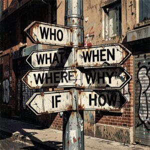 Questions that precede human thought. How to frame a reading.